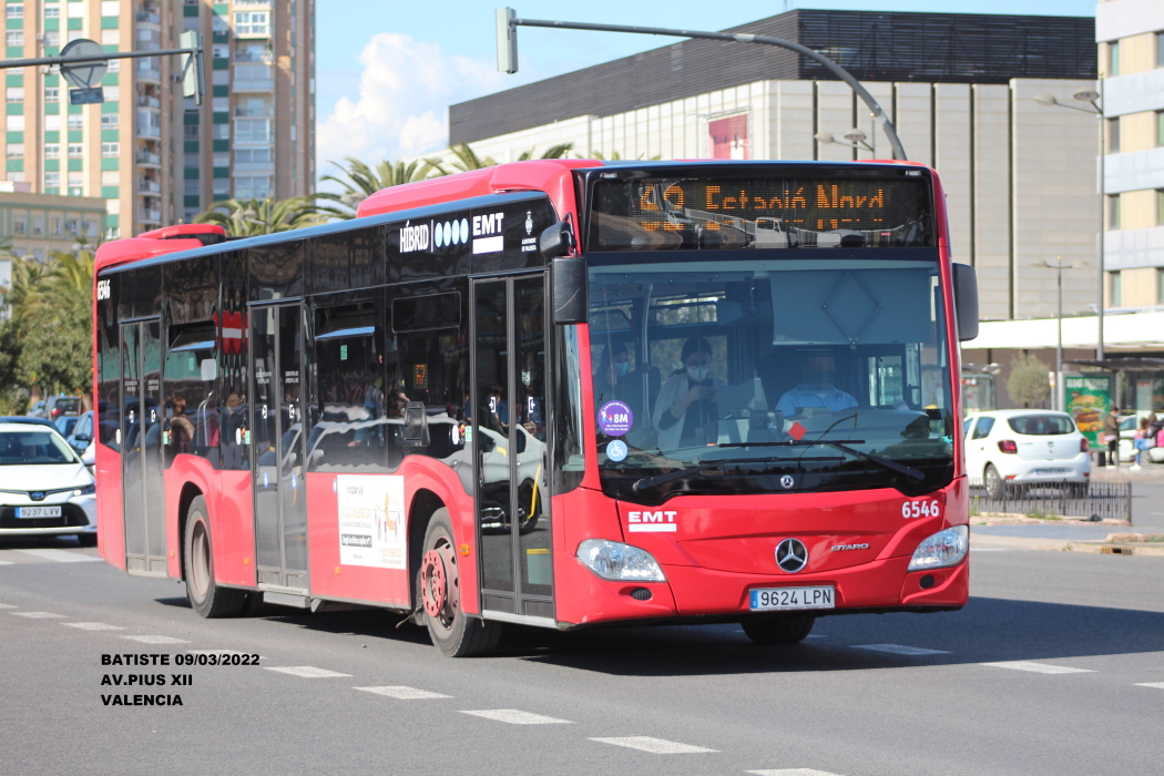 Испания, Mercedes-Benz Citaro C2 hybrid № 6546