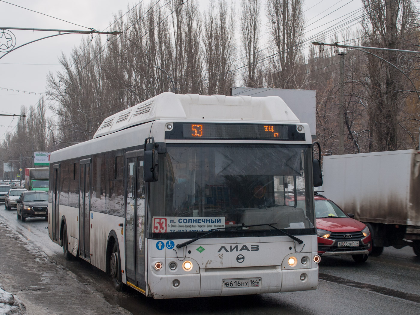 Саратовская область, ЛиАЗ-5292.67 (CNG) № В 616 НУ 164