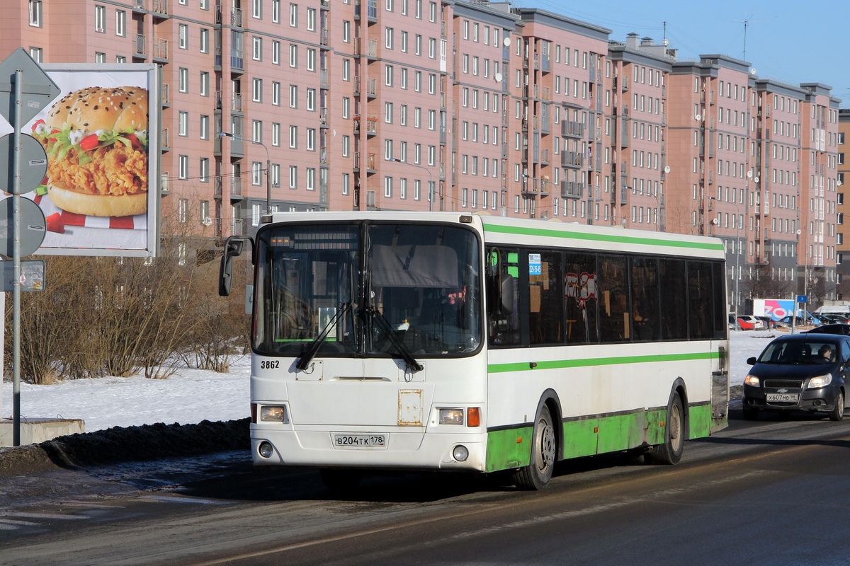 Санкт-Петербург, ЛиАЗ-5293.60 № 3862