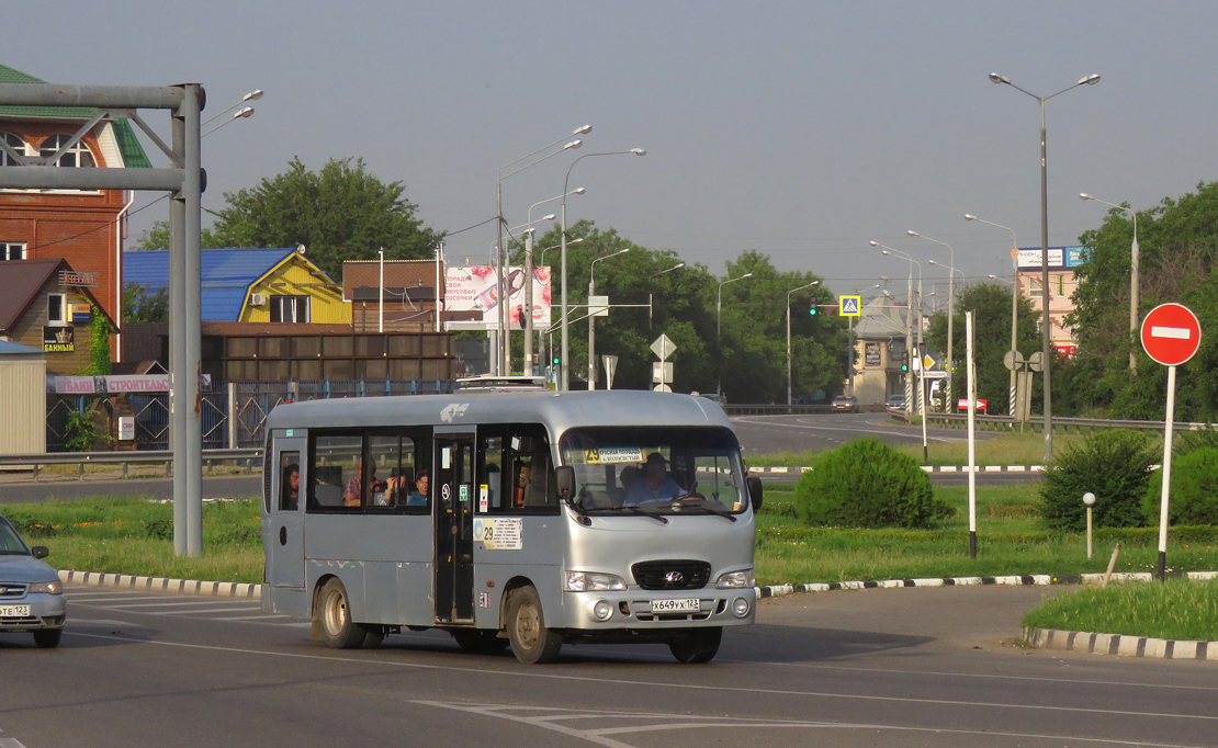 Краснодарский край, Hyundai County LWB C09 (ТагАЗ) № Х 649 УХ 123