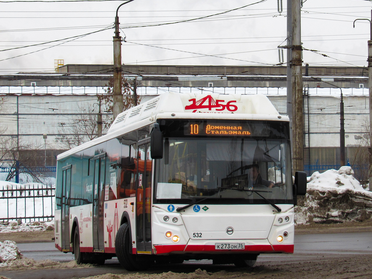 Вологодская область, ЛиАЗ-5292.67 (CNG) № 0532