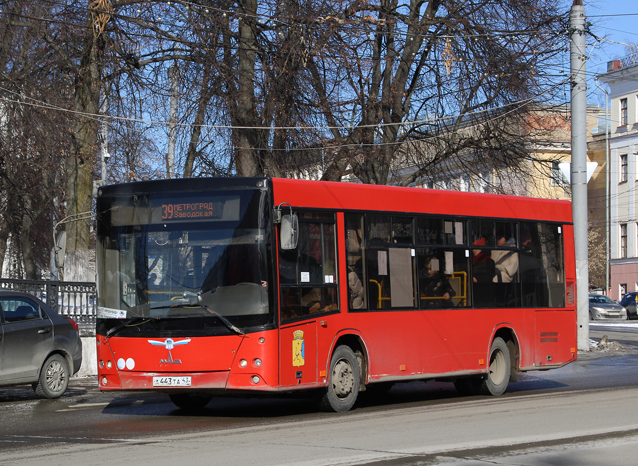 Кировская область, МАЗ-206.068 № А 443 ТА 43