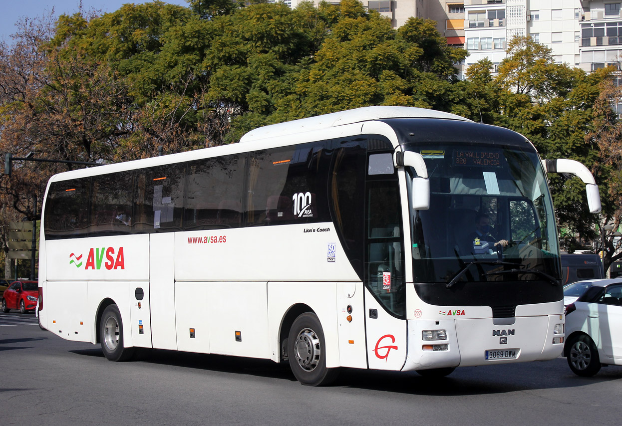 Испания, MAN R07 Lion's Coach RHC464 № 227