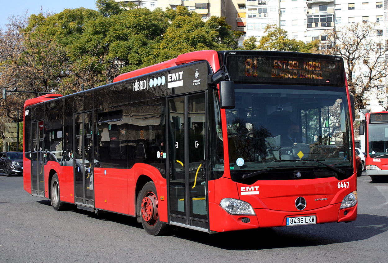 Испания, Mercedes-Benz Citaro C2 hybrid № 6447