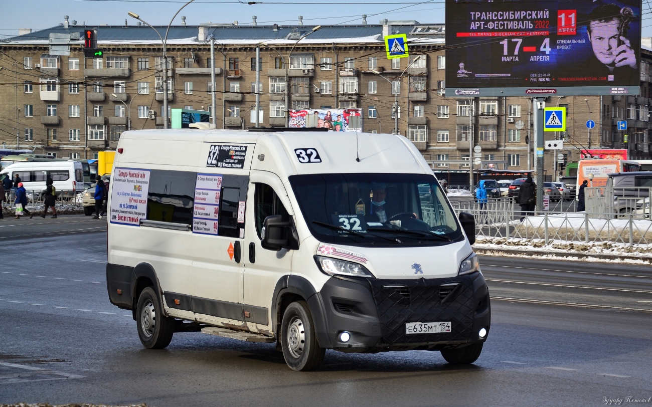 Novosibirsk region, Avtodom-22080* (Peugeot Boxer) # Е 635 МТ 154