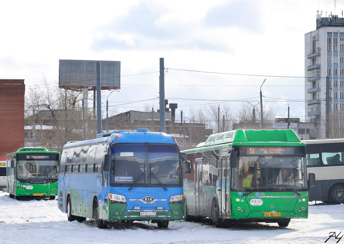 Челябинская область, Kia KM948 Granbird Greenfield № В 713 СХ 174