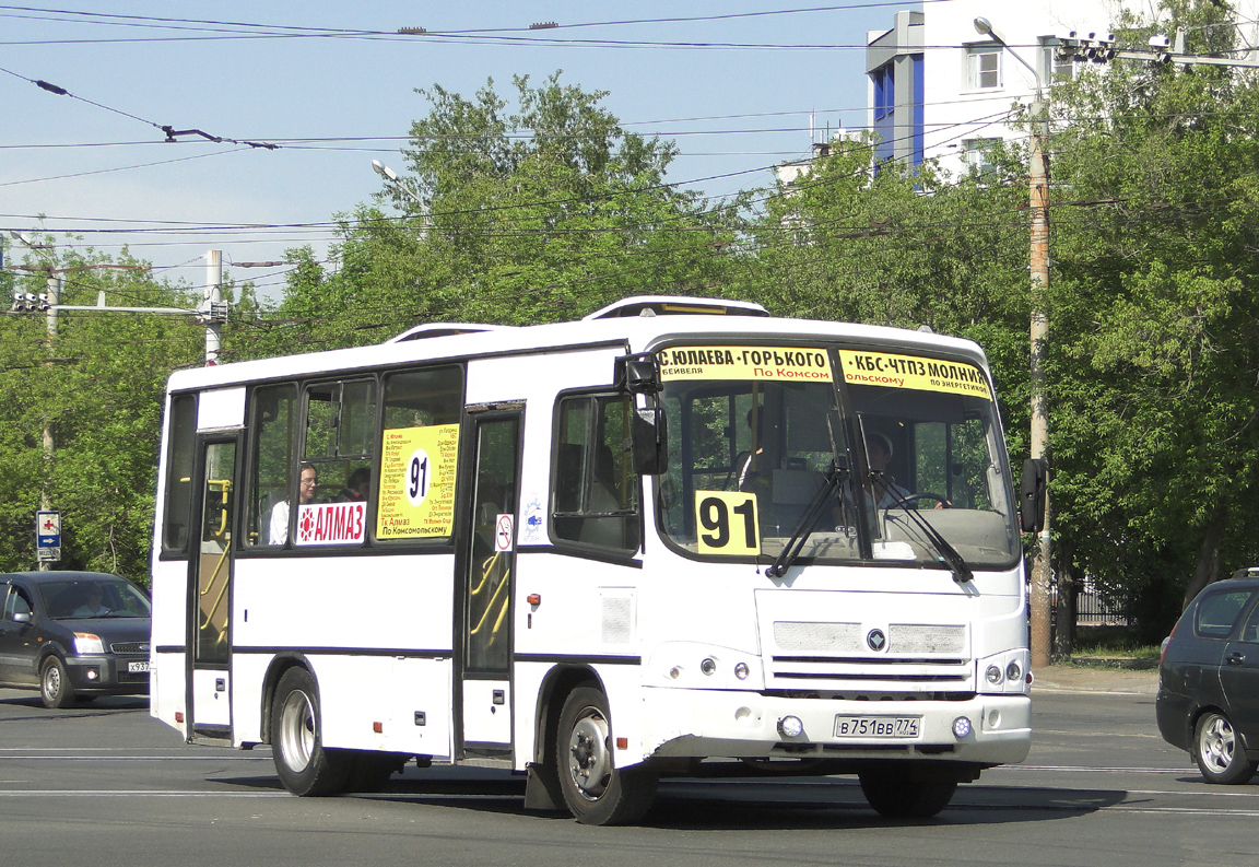 Челябинская область, ПАЗ-320402-05 № В 751 ВВ 774