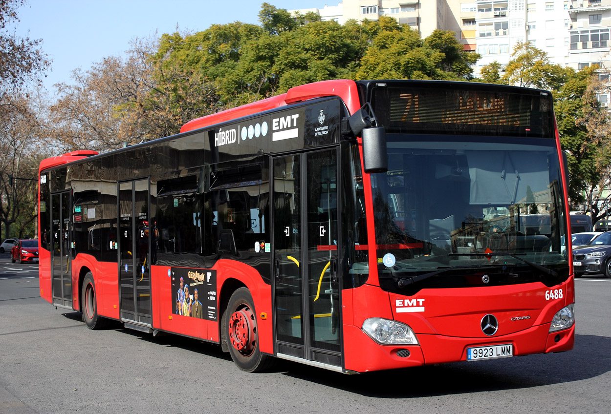 Испания, Mercedes-Benz Citaro C2 hybrid № 6488