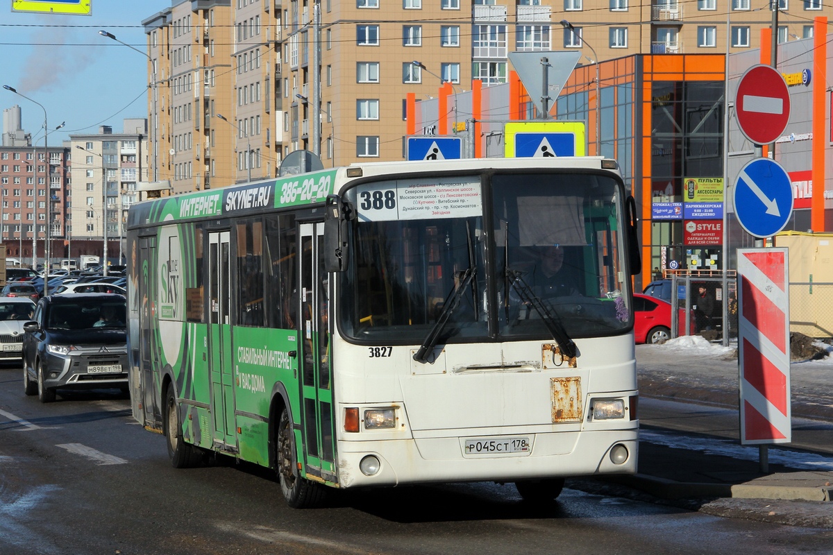 Санкт-Петербург, ЛиАЗ-5293.60 № 3827