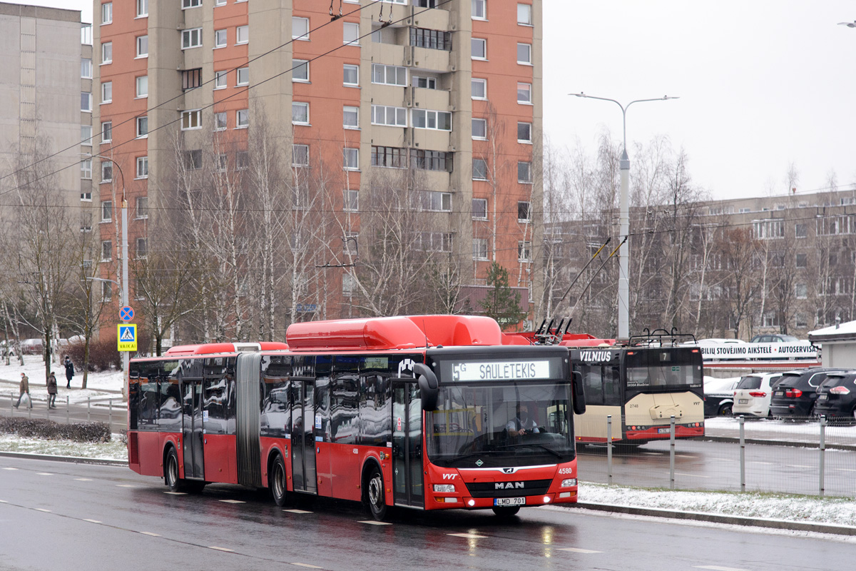 Литва, MAN A23 Lion's City G NG313 CNG № 4580