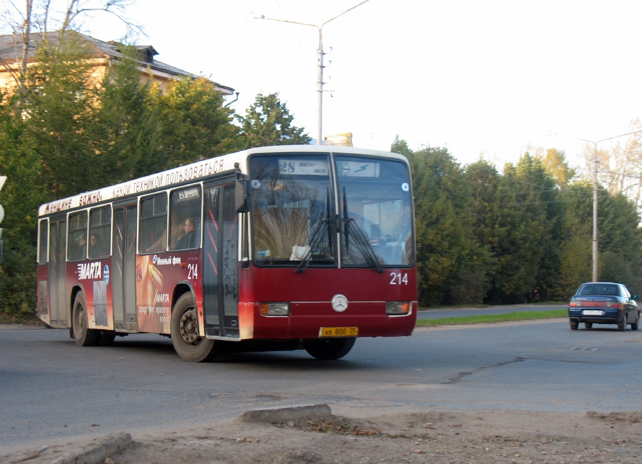 Вологодская область, Mercedes-Benz O345 № 214