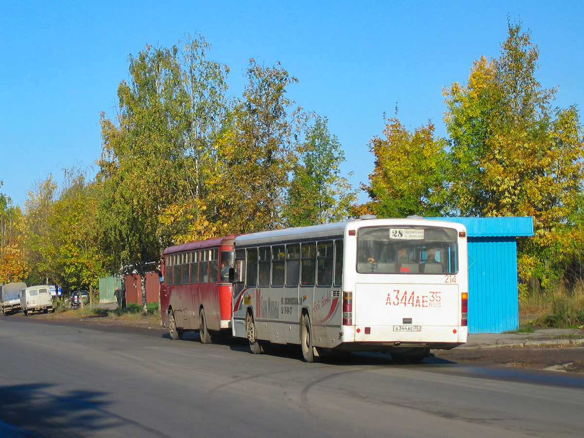 Вологодская область, Mercedes-Benz O345 № 214