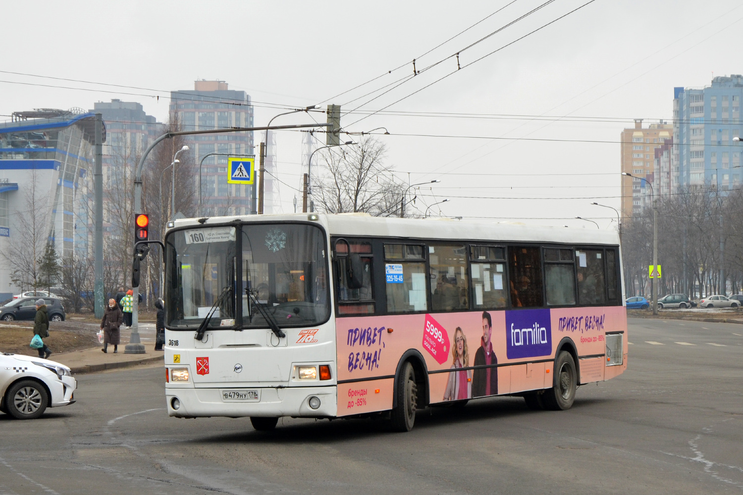 Санкт-Петербург, ЛиАЗ-5293.53 № 3618