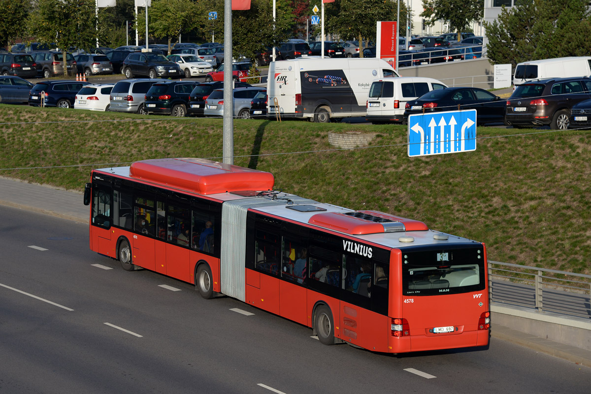 Литва, MAN A23 Lion's City G NG313 CNG № 4578