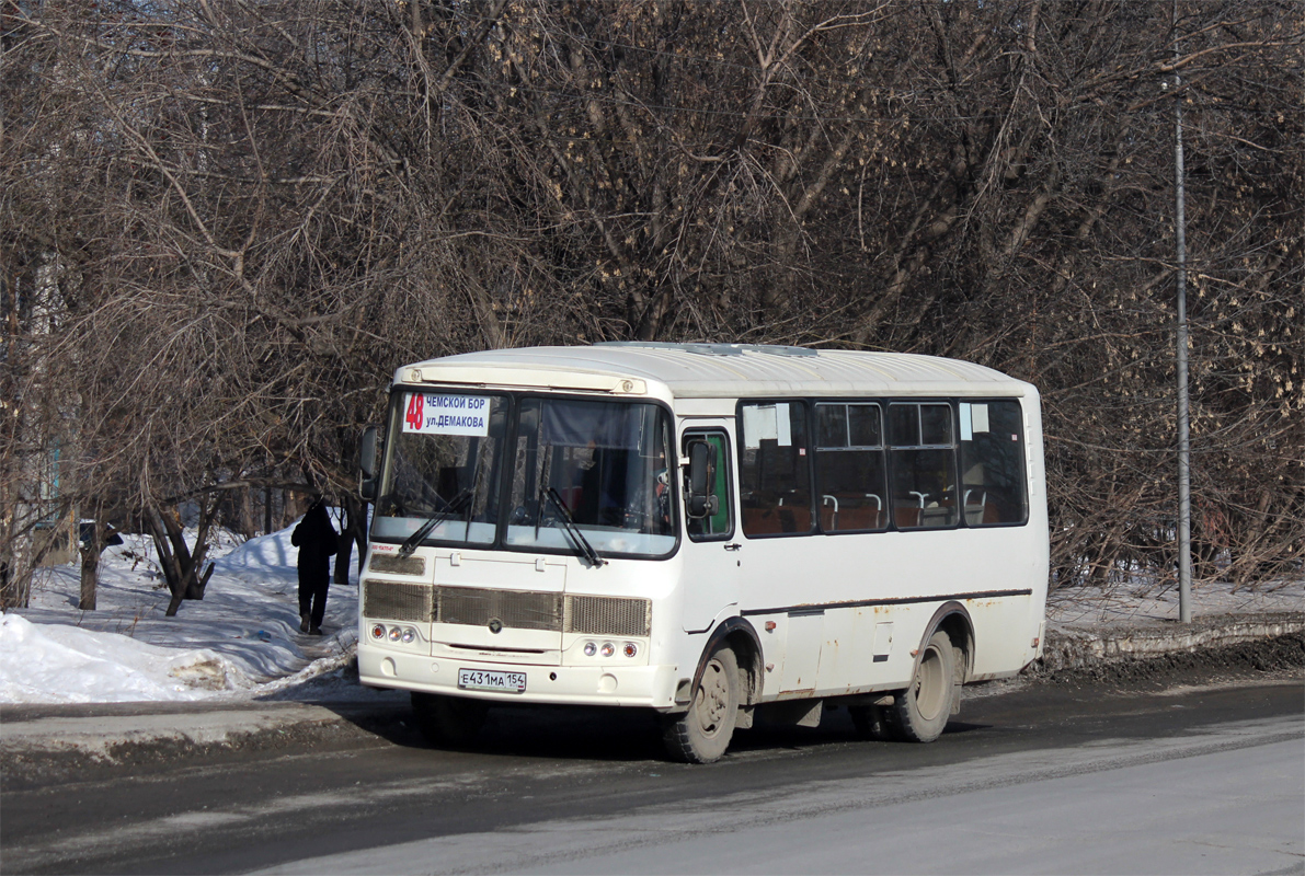 Новосибирская область, ПАЗ-32054 № Е 431 МА 154