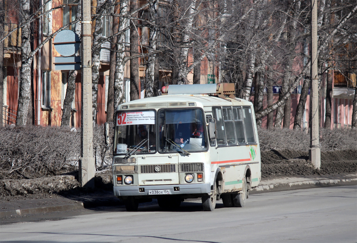 Новосибирская область, ПАЗ-32054 № К 038 ОХ 154