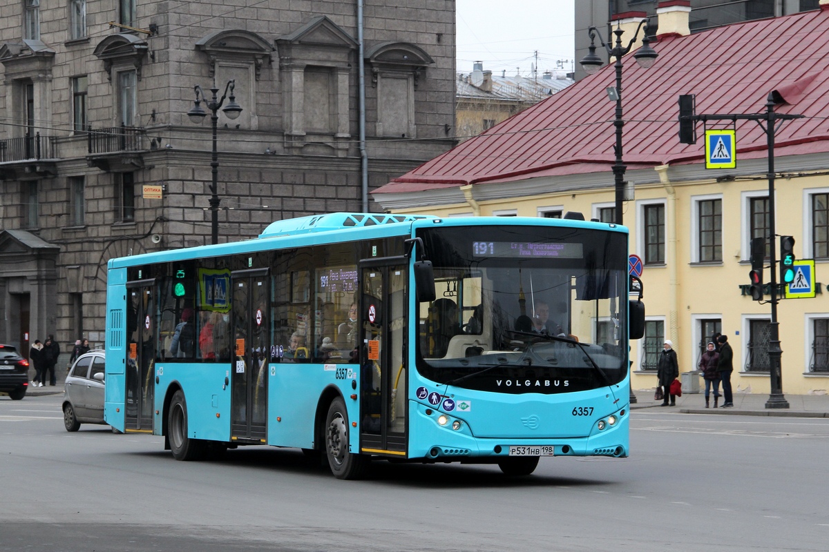 Санкт-Пецярбург, Volgabus-5270.G4 (LNG) № 6357