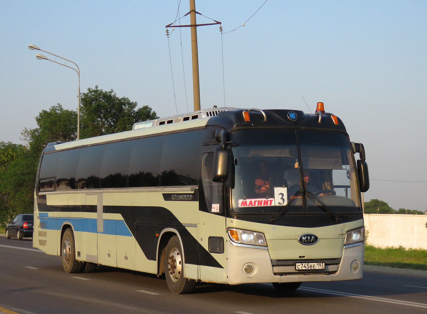 Краснодарский край, Kia Granbird № С 745 ВЕ 193 Краснодарский край, Kia Granbird № С 745 ВЕ 193