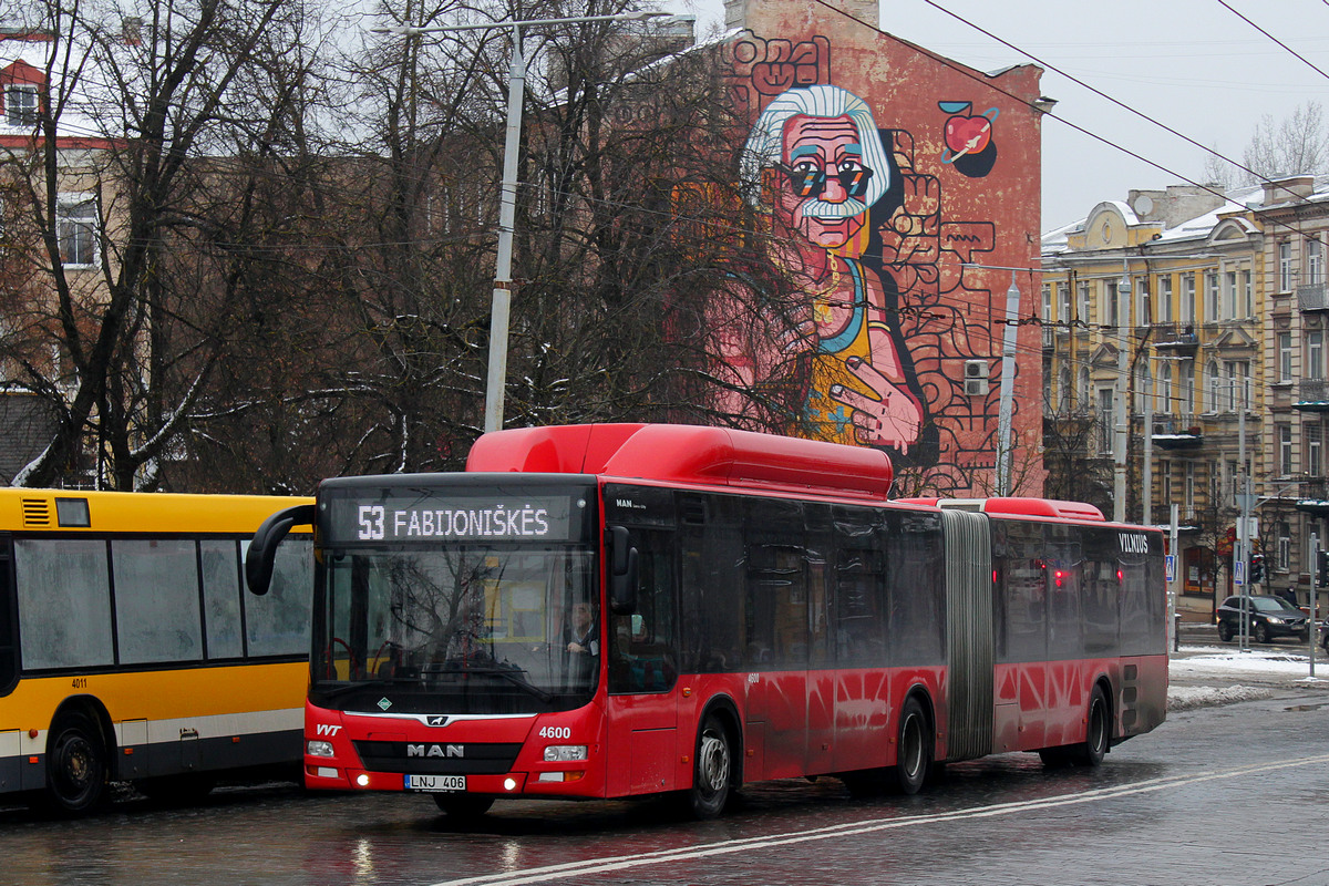 Литва, MAN A23 Lion's City G NG313 CNG № 4600