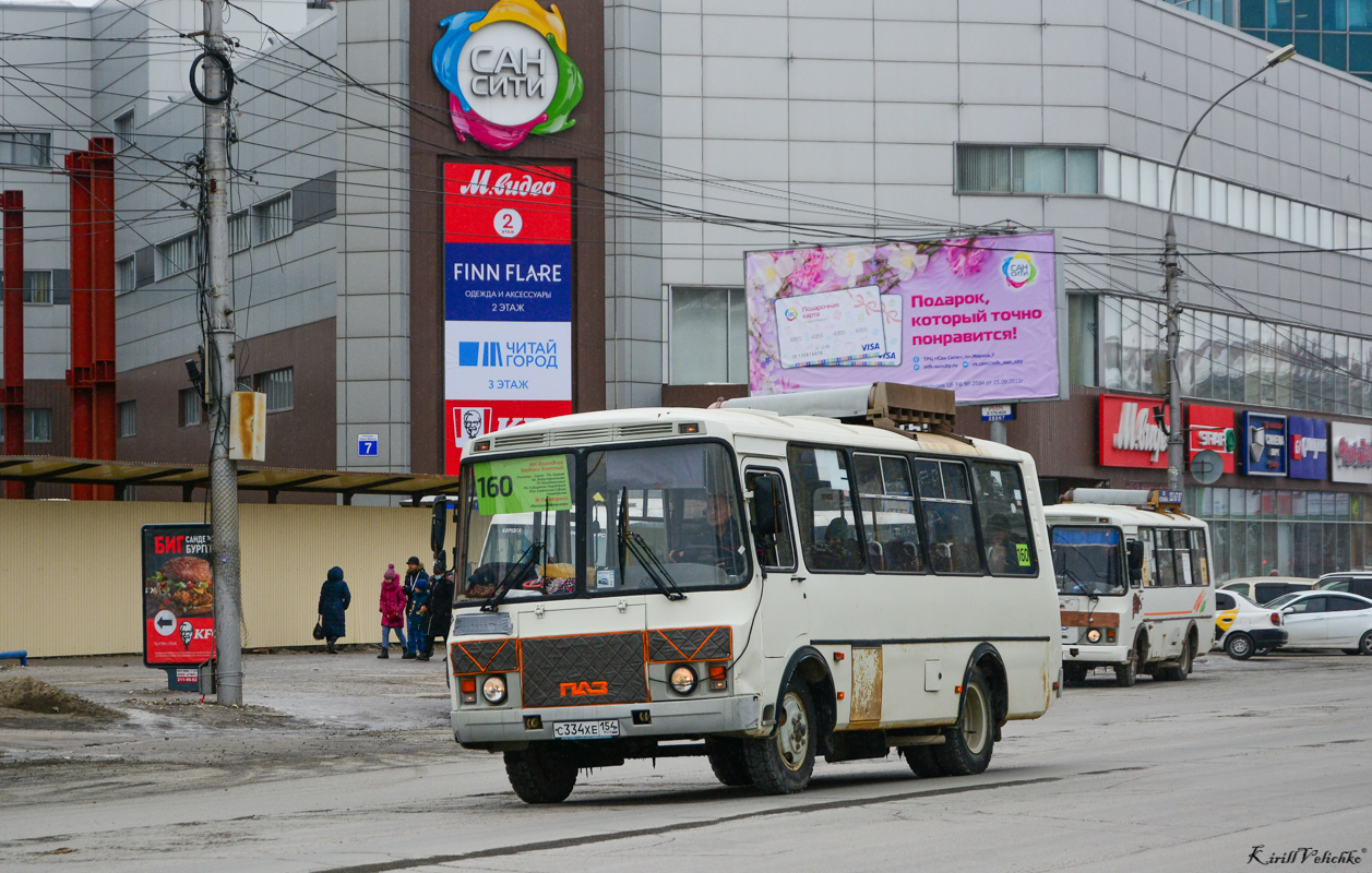 Novosibirsk region, PAZ-32054 č. С 334 ХЕ 154