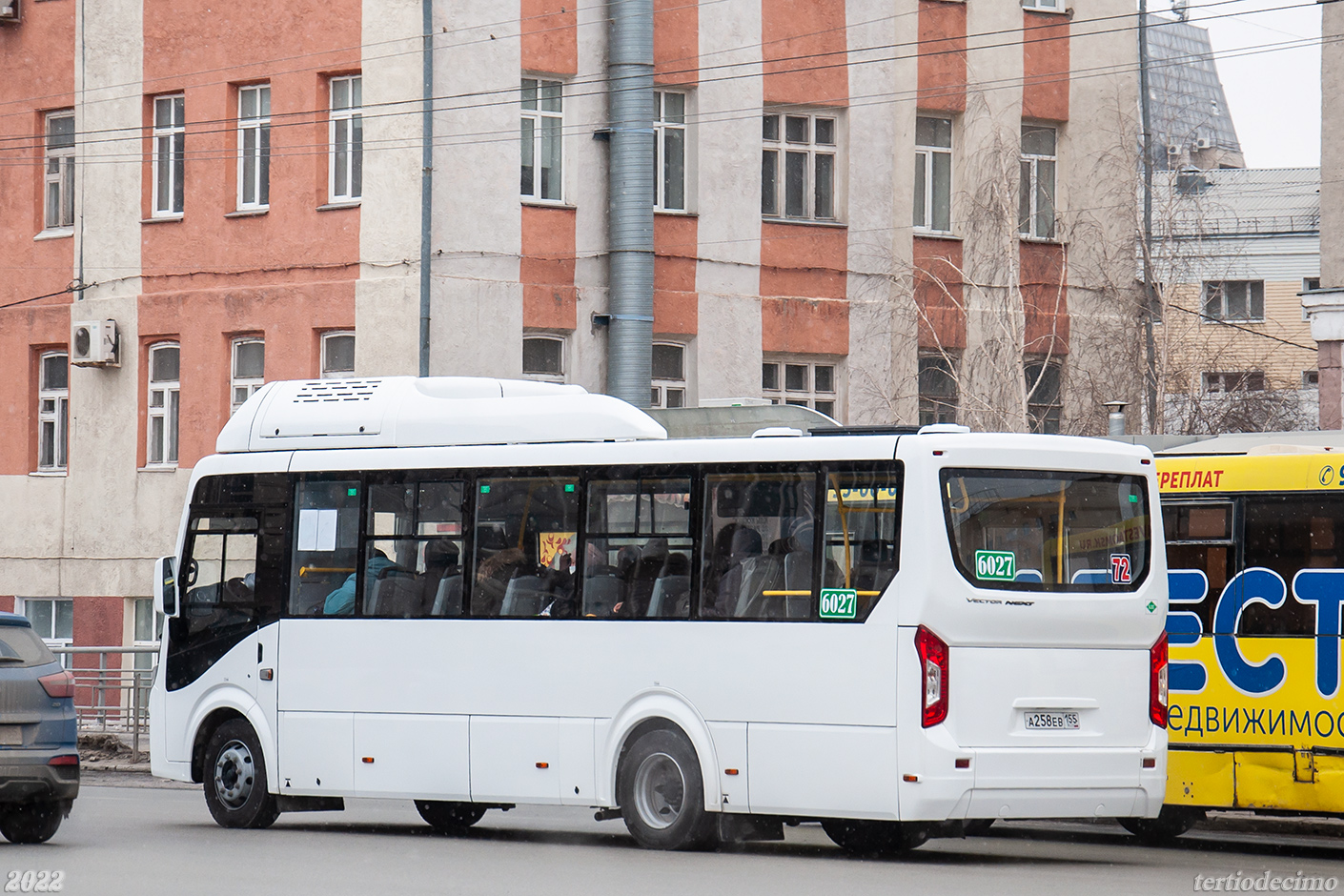 Омская область, ПАЗ-320415-14 "Vector Next" № 6027