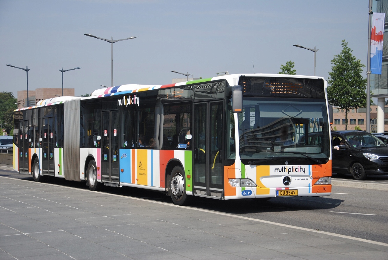 Люксембург, Mercedes-Benz O530G Citaro facelift G № 70
