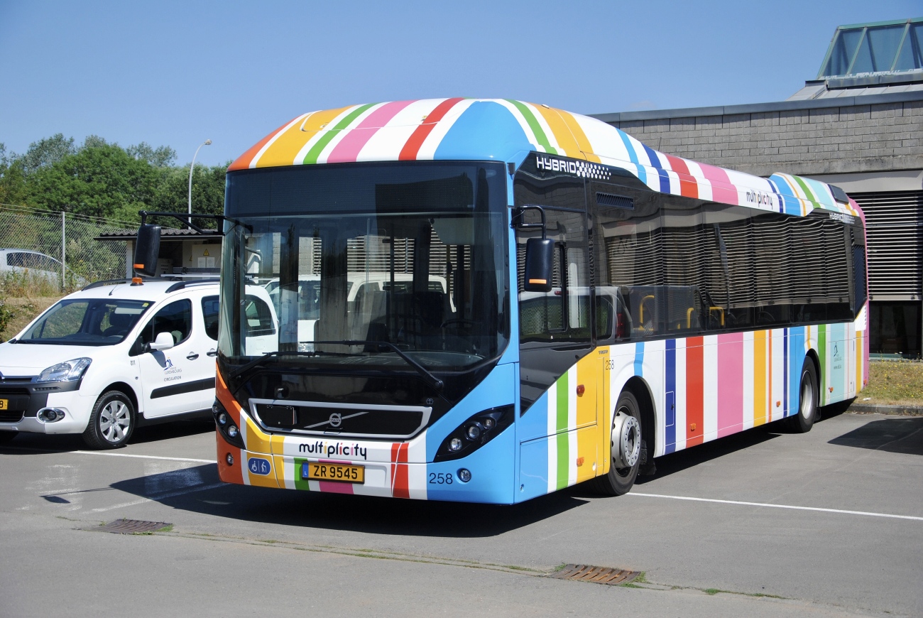 Люксембург, Volvo 7900 Hybrid № 258