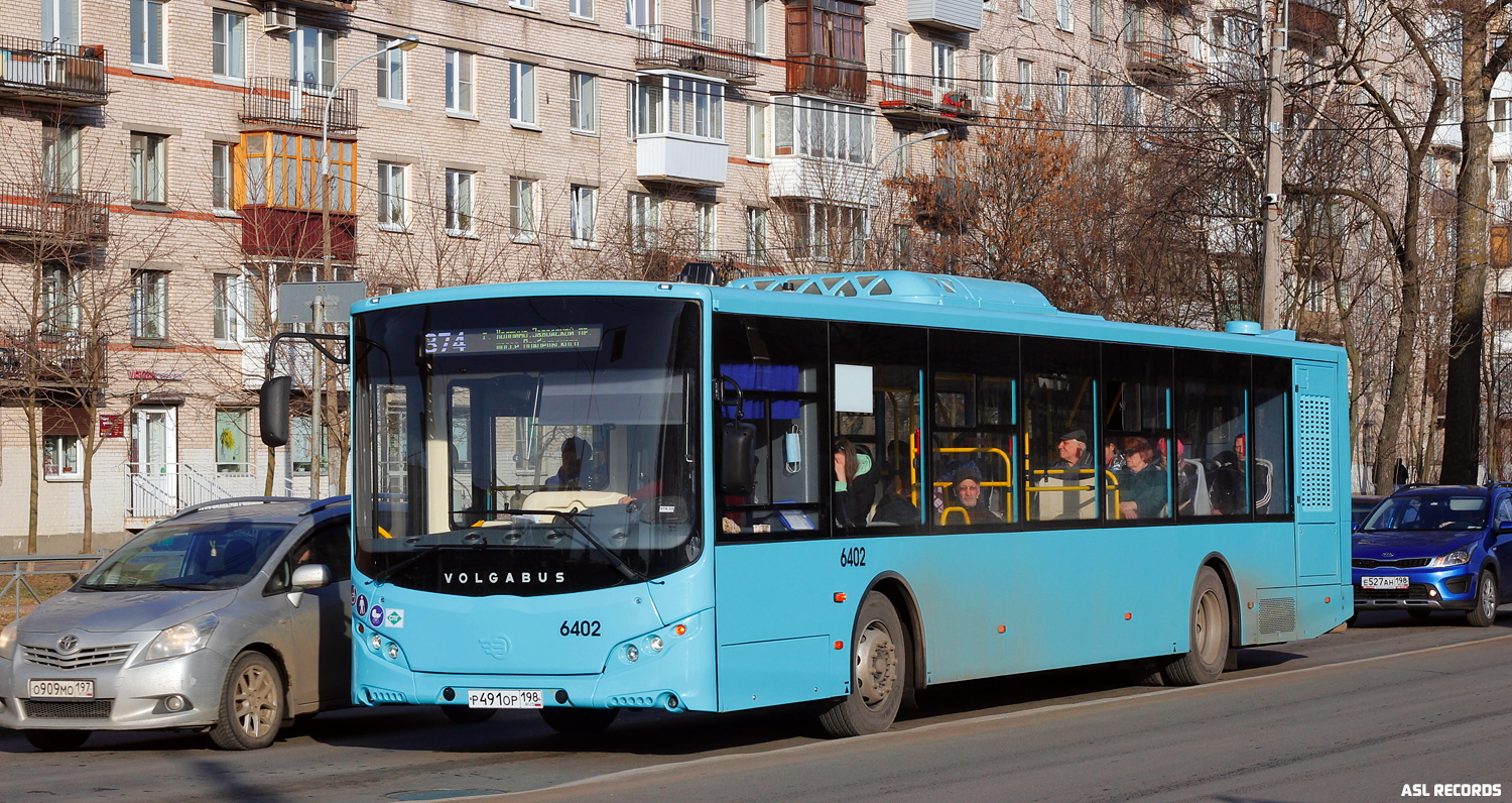Sankt Peterburgas, Volgabus-5270.G2 (LNG) Nr. 6402