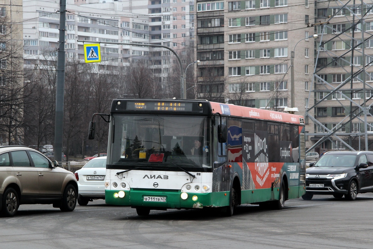 Санкт-Петербург, ЛиАЗ-5292.21 № 018