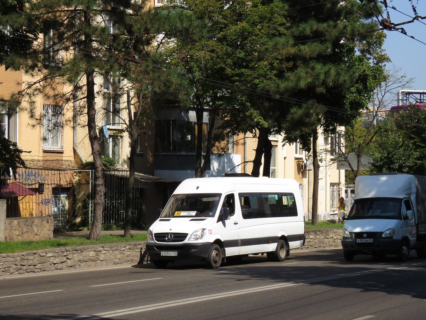 Краснодарский край, Луидор-22360C (MB Sprinter) № Е 103 КО 123