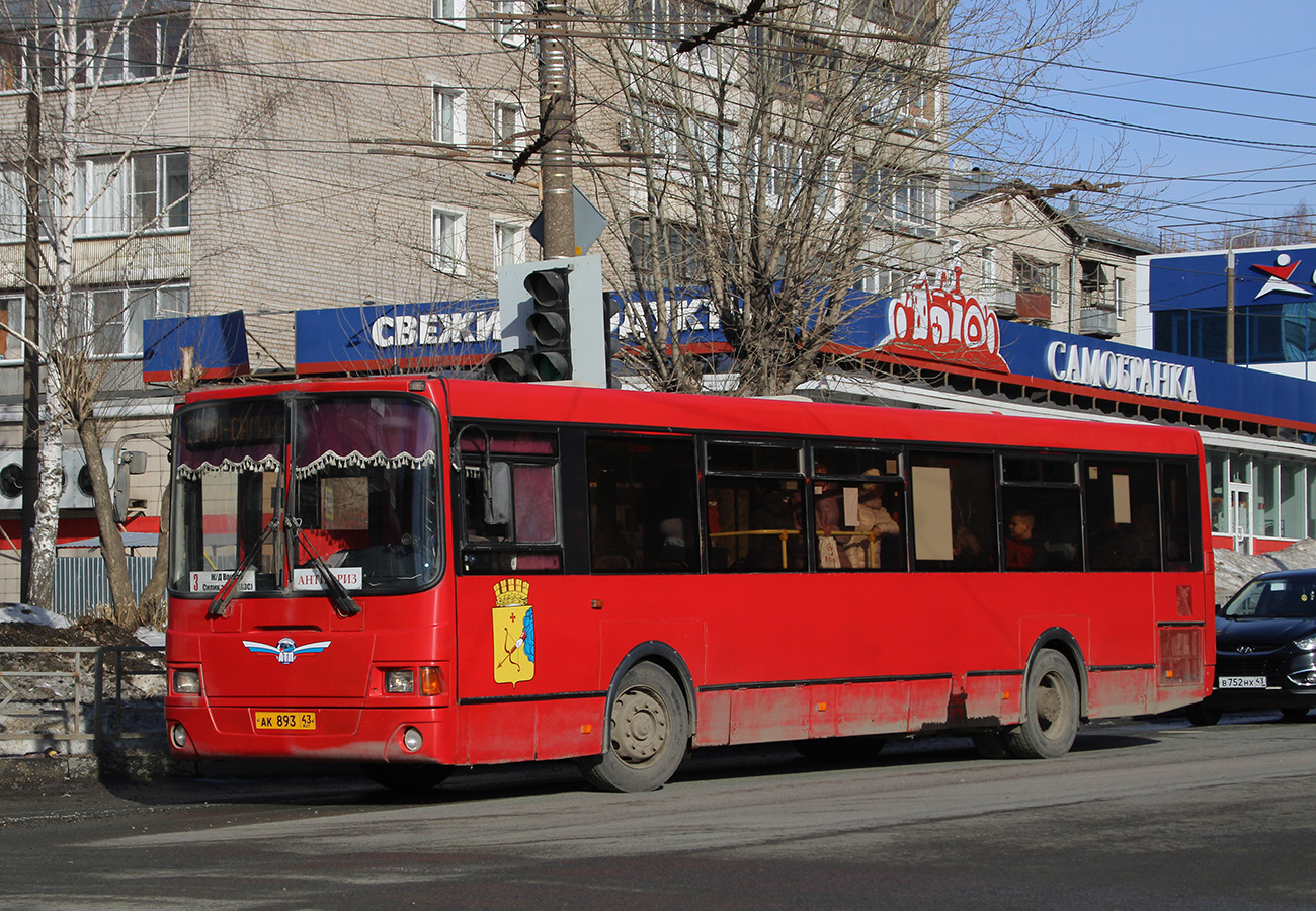 Кировская область, ЛиАЗ-5256.53 № АК 893 43