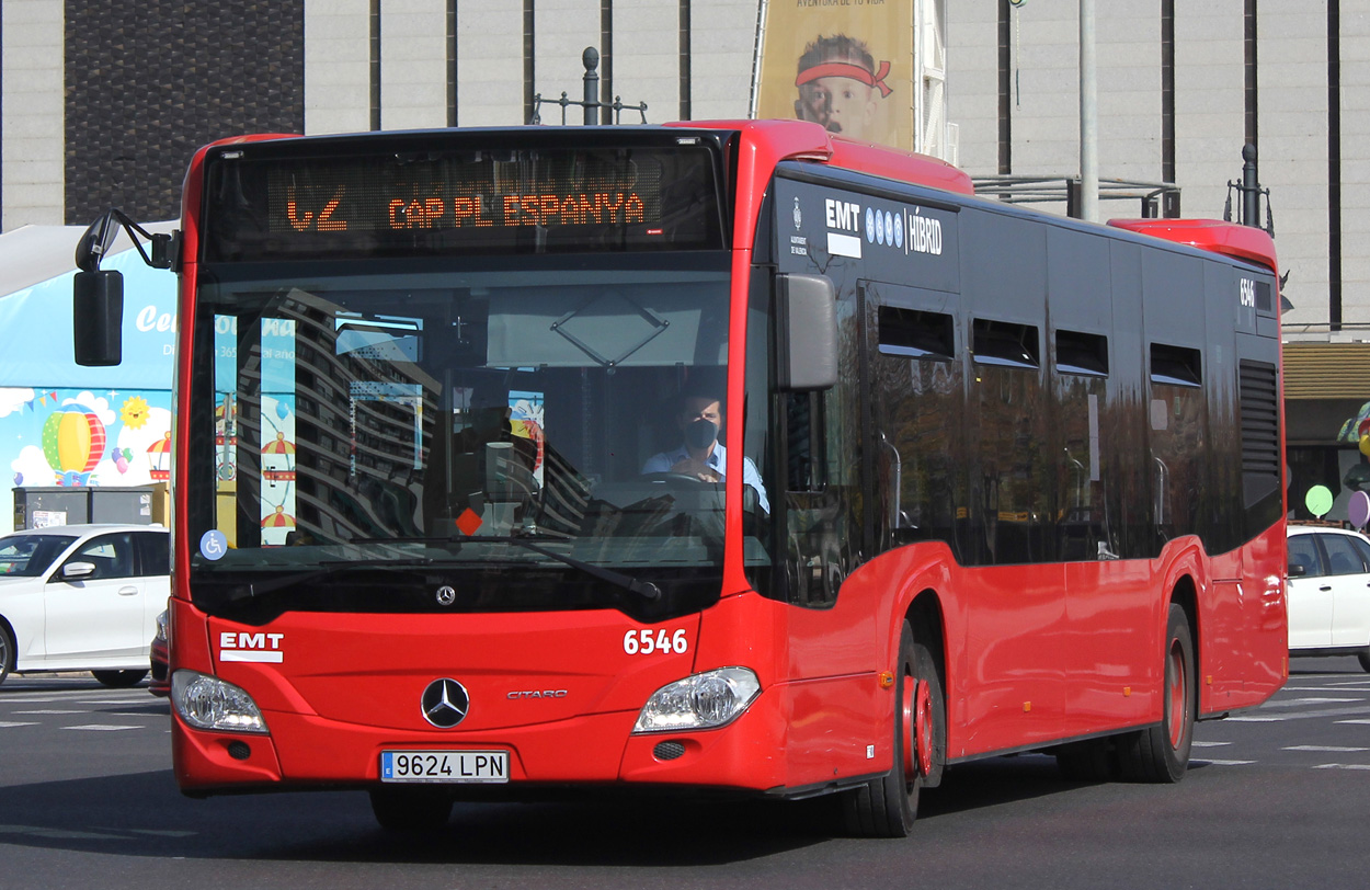 Испания, Mercedes-Benz Citaro C2 hybrid № 6546