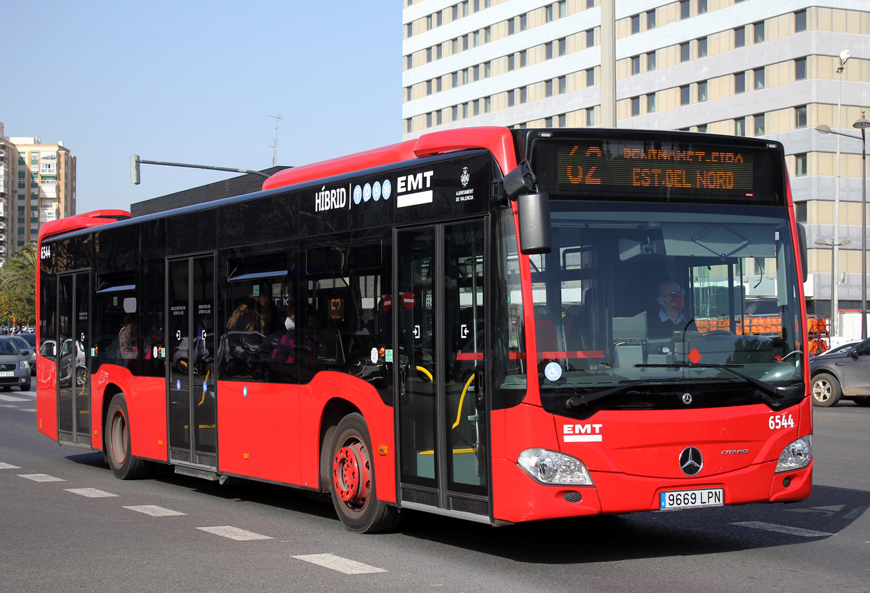 Испания, Mercedes-Benz Citaro C2 hybrid № 6544