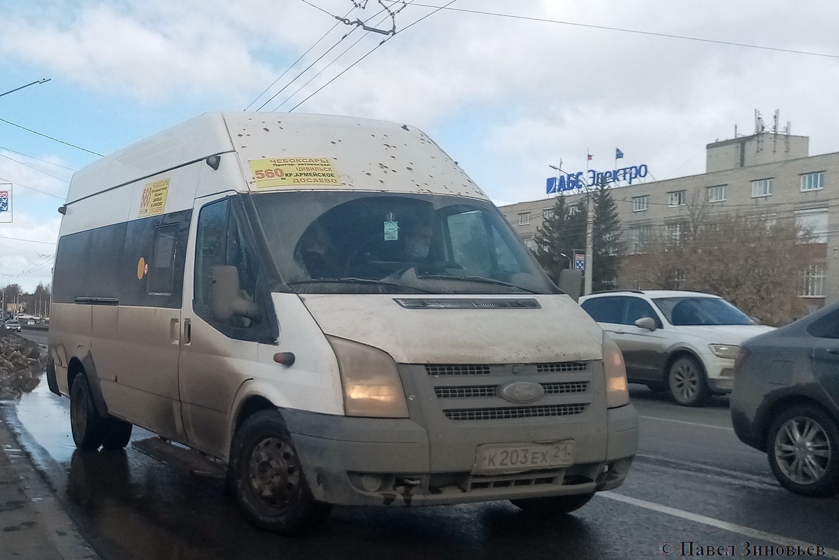 Чувашия, Sollers Bus B-BF (Ford Transit) № К 203 ЕХ 21