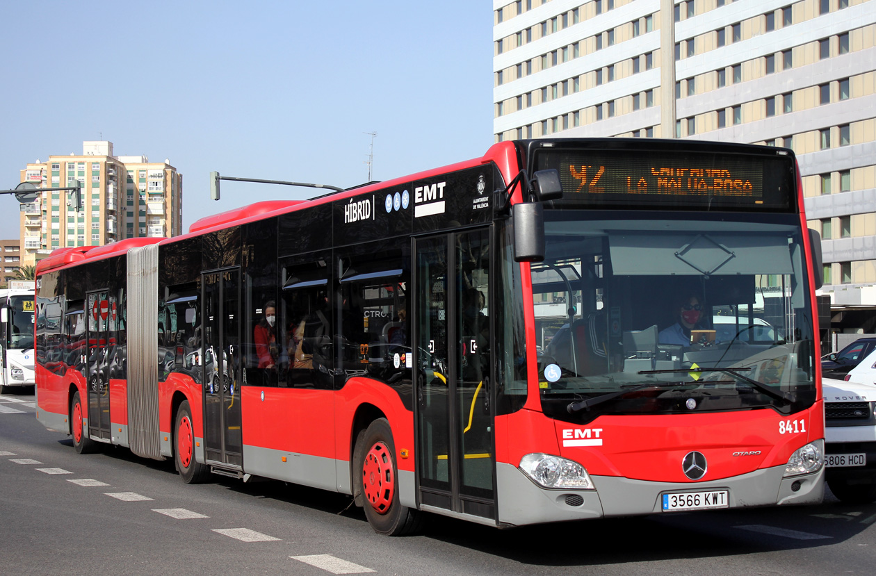 Іспанія, Mercedes-Benz Citaro C2 G hybrid № 8411