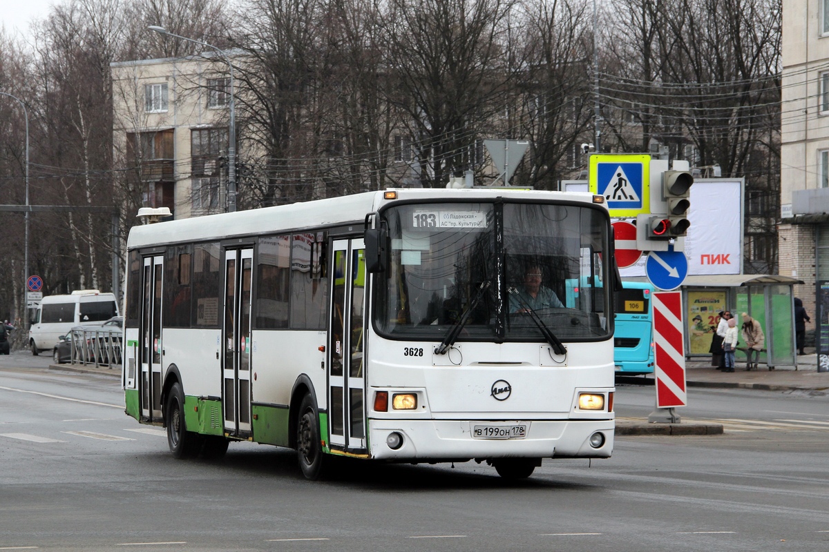 Санкт-Петербург, ЛиАЗ-5293.60 № 3628