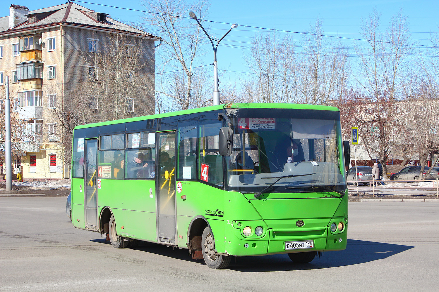 Свердловская область, Богдан А20111 № В 405 МТ 196