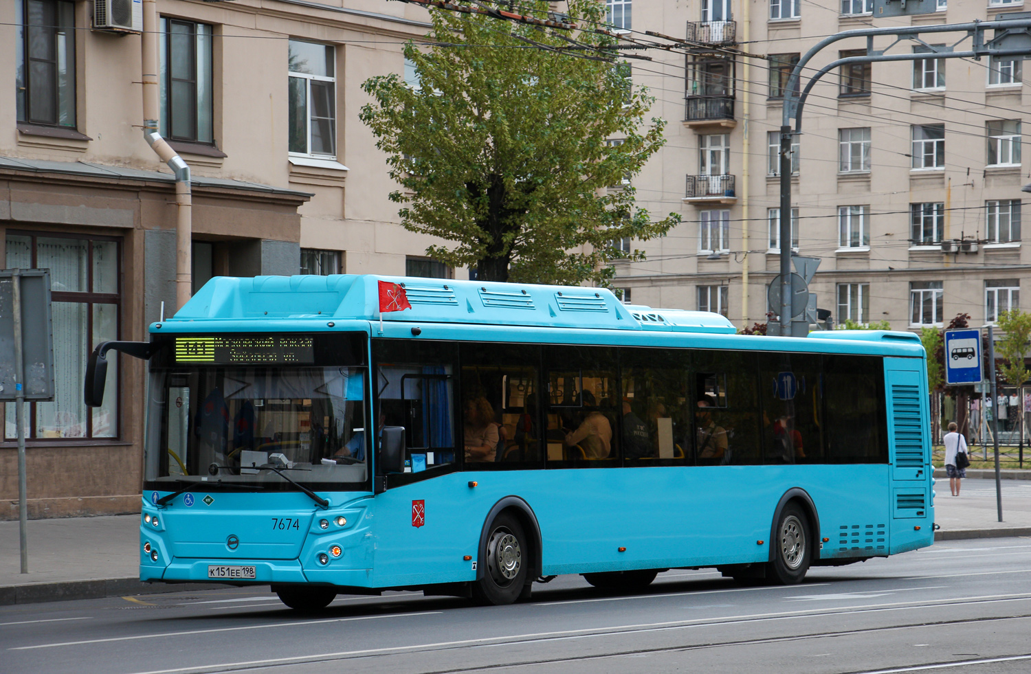 Санкт-Петербург, ЛиАЗ-5292.67 (CNG) № 7674