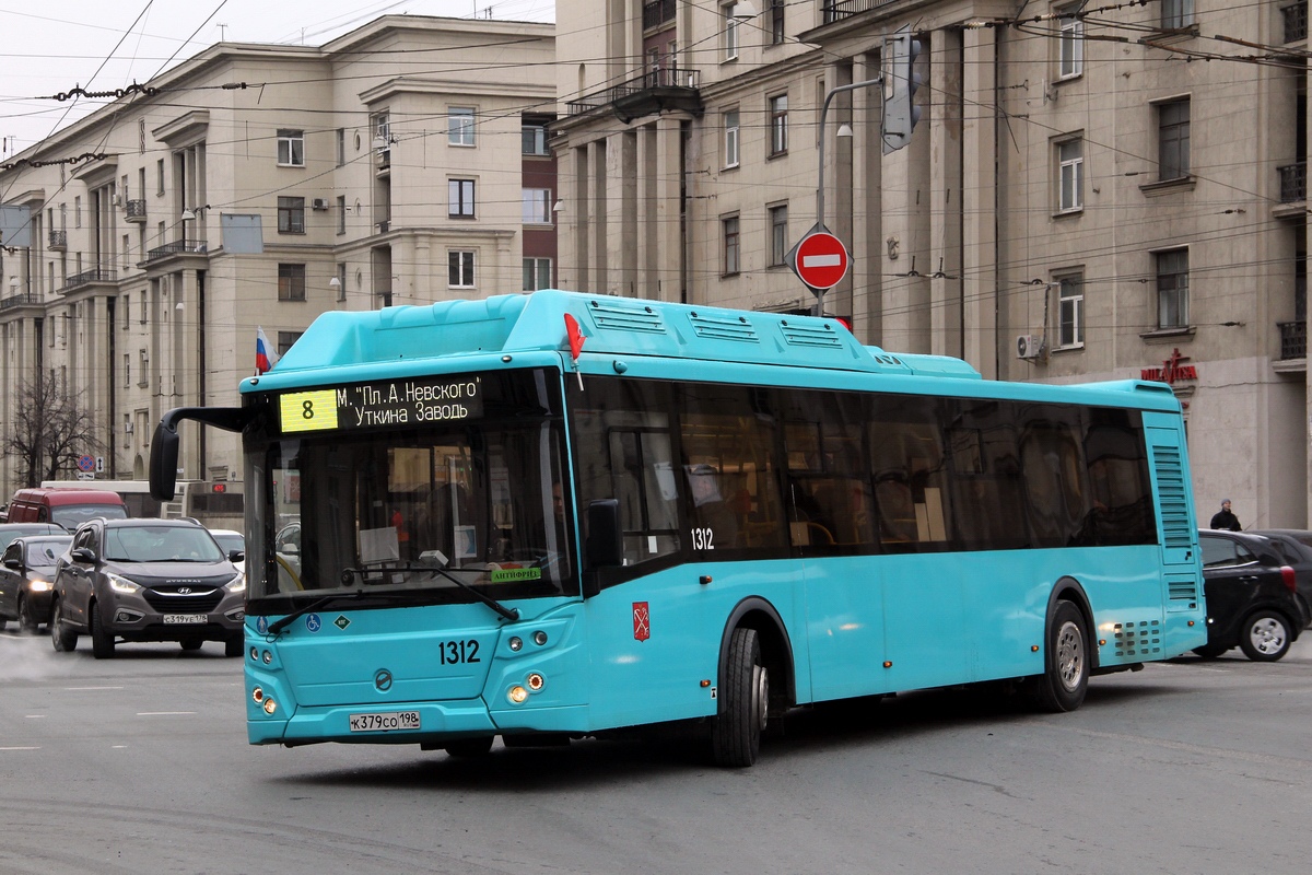 Санкт-Петербург, ЛиАЗ-5292.67 (CNG) № 1312