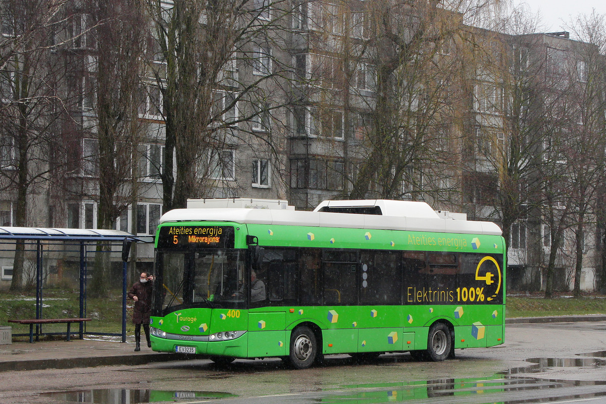 Литва, Solaris Urbino III 8.9 LE electric № 400