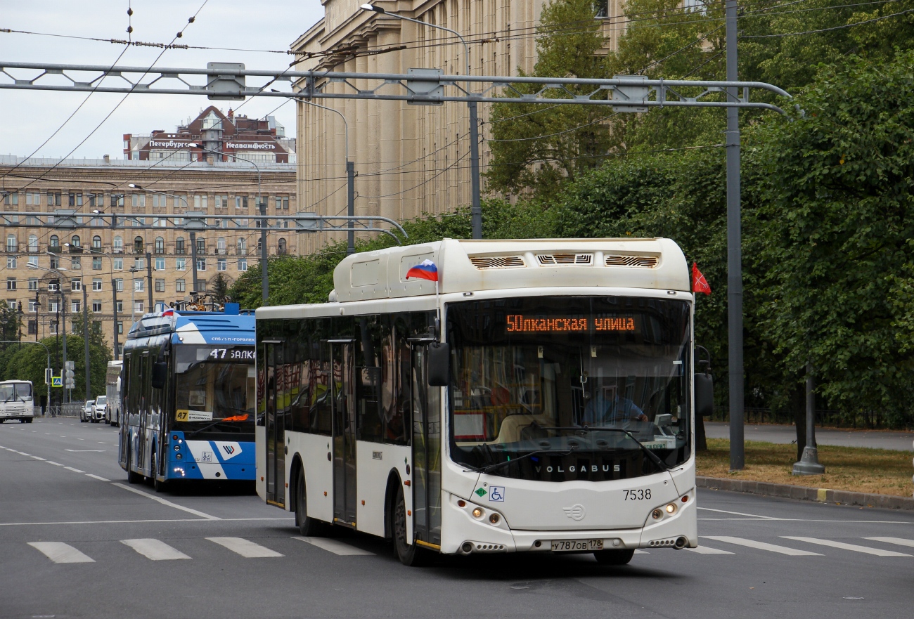 Санкт-Петербург, Volgabus-5270.G2 (CNG) № 7538