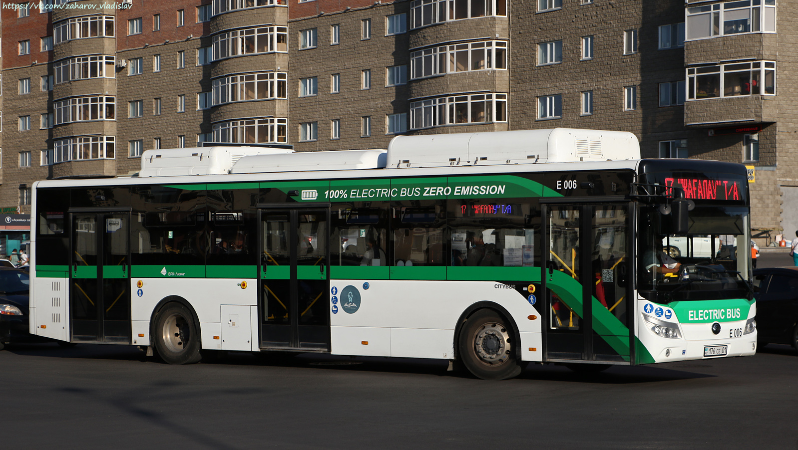 Астана, Yutong E12 (ZK6128BEVG) (СарыаркаАвтоПром) № E006