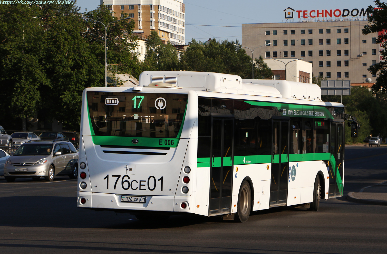 Астана, Yutong E12 (ZK6128BEVG) (СарыаркаАвтоПром) № E006