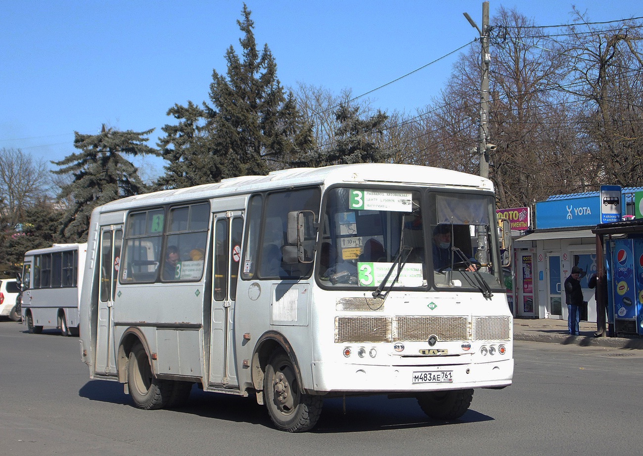 Ростовская область, ПАЗ-32054 № М 483 АЕ 761