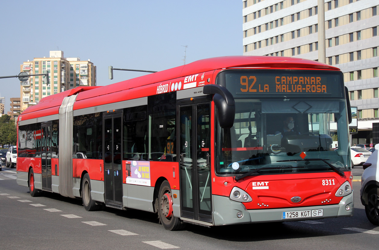 Spain, Heuliez GX437 Hybrid № 8311