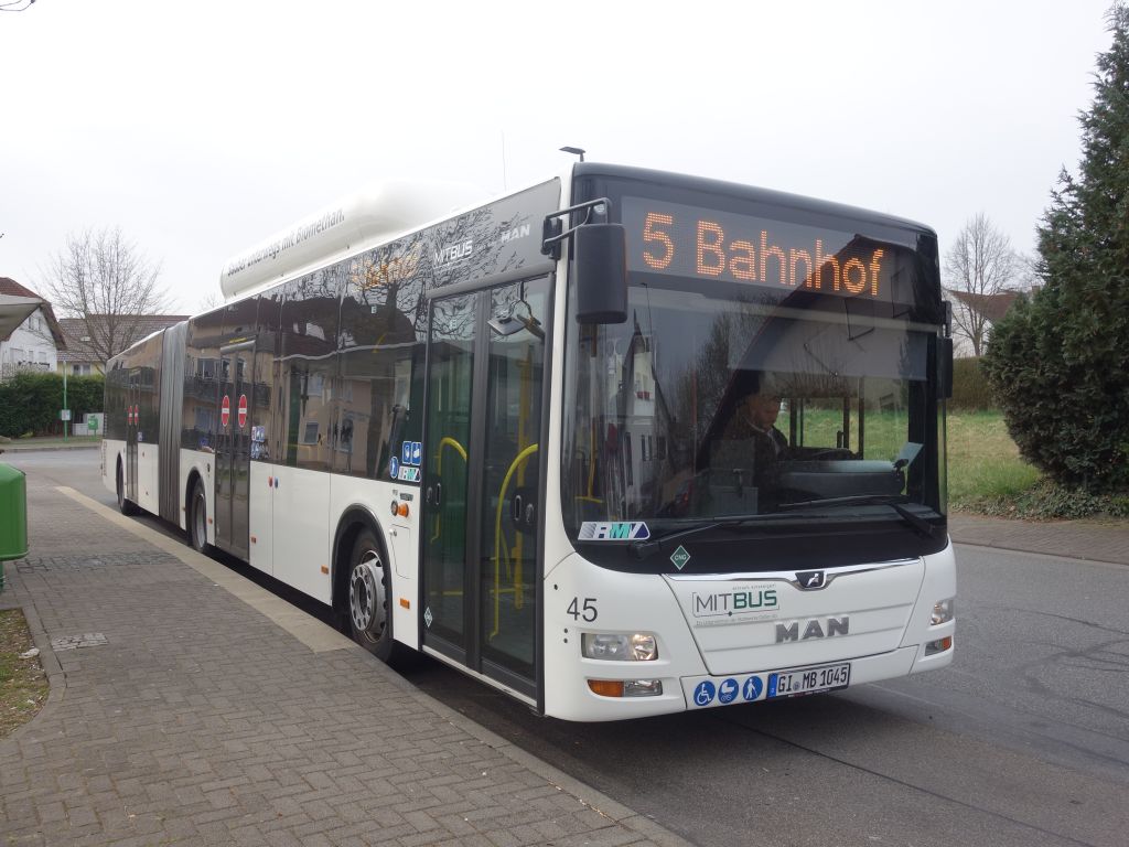 Гессен, MAN A23 Lion's City G NG313 CNG № 45