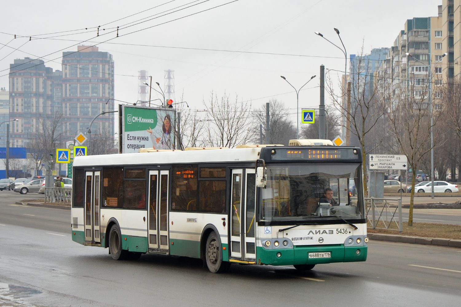 Санкт-Петербург, ЛиАЗ-5292.60 № 5436