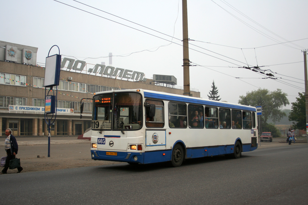 Омская область, ЛиАЗ-5256.45 № 605
