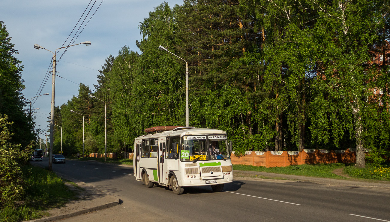 Томская область, ПАЗ-32054 № С 763 НР 70