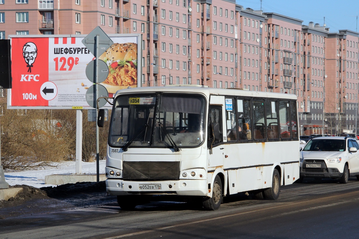 Санкт-Петербург, ПАЗ-320412-05 № 7582